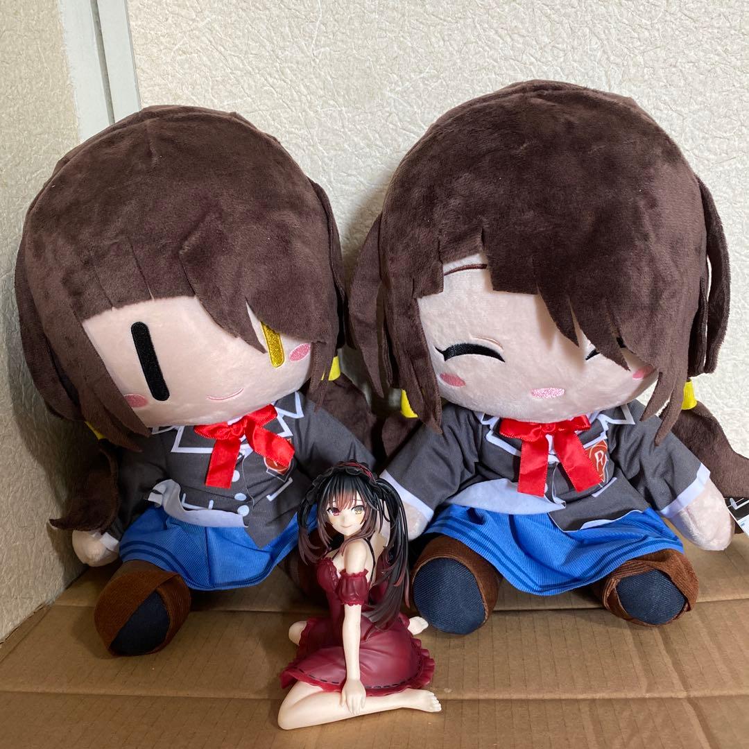 デート・アライブ BIG ぬいぐるみ　時崎狂三　制服ver. おまけフィギュア デート・ア・ライブ Ⅳ BIGぬいぐるみ 時崎狂三～制服ver.～タイトー