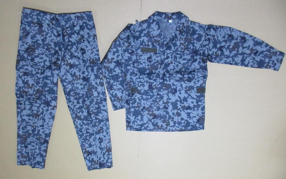 ３Ｂ：航空自衛隊デジタル迷彩の迷彩服上下セット（ＶCリップストッ服地）