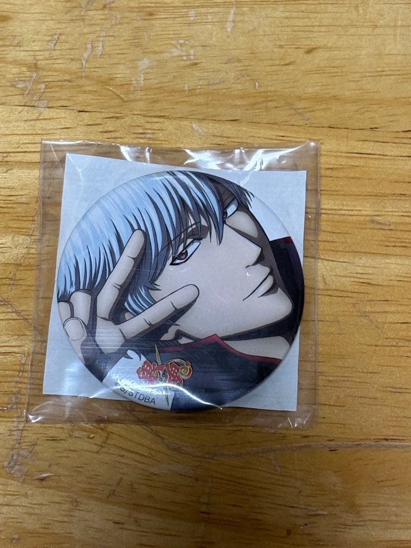 銀魂　坂田銀時　缶バッチ　Gin Tama アニメ