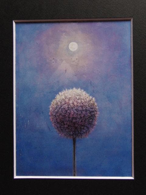 佳月優、花姿、希少な額装用画集より、新品高級額装付、状態良好