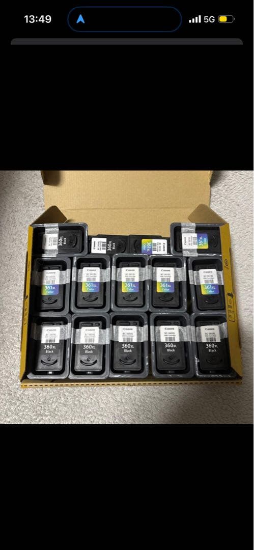 使用済Canon IC 361XL インクカートリッジ 14個セット