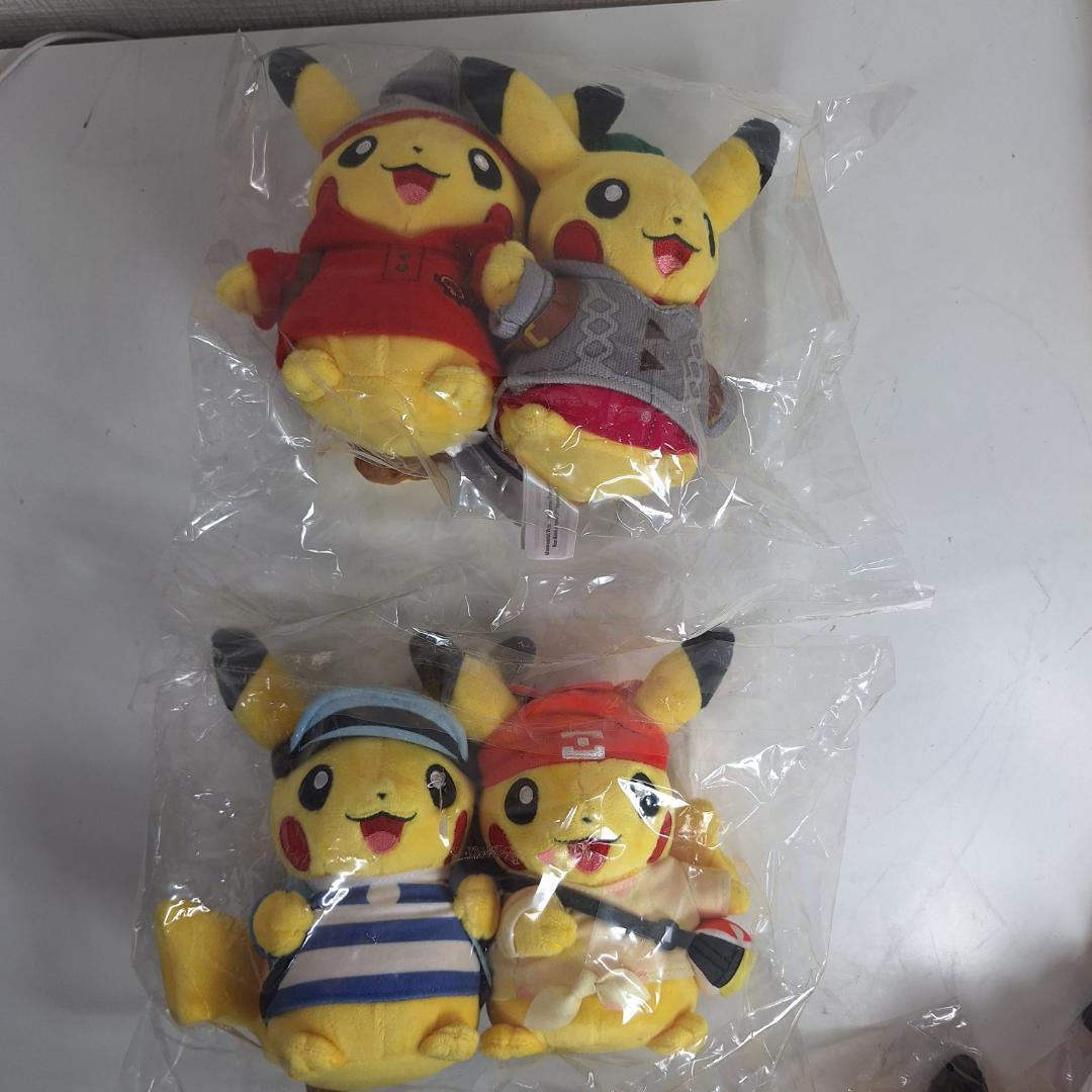 ポケモン 25周年 ピカチュウ ペア ぬいぐるみ ポケセン コンプリー