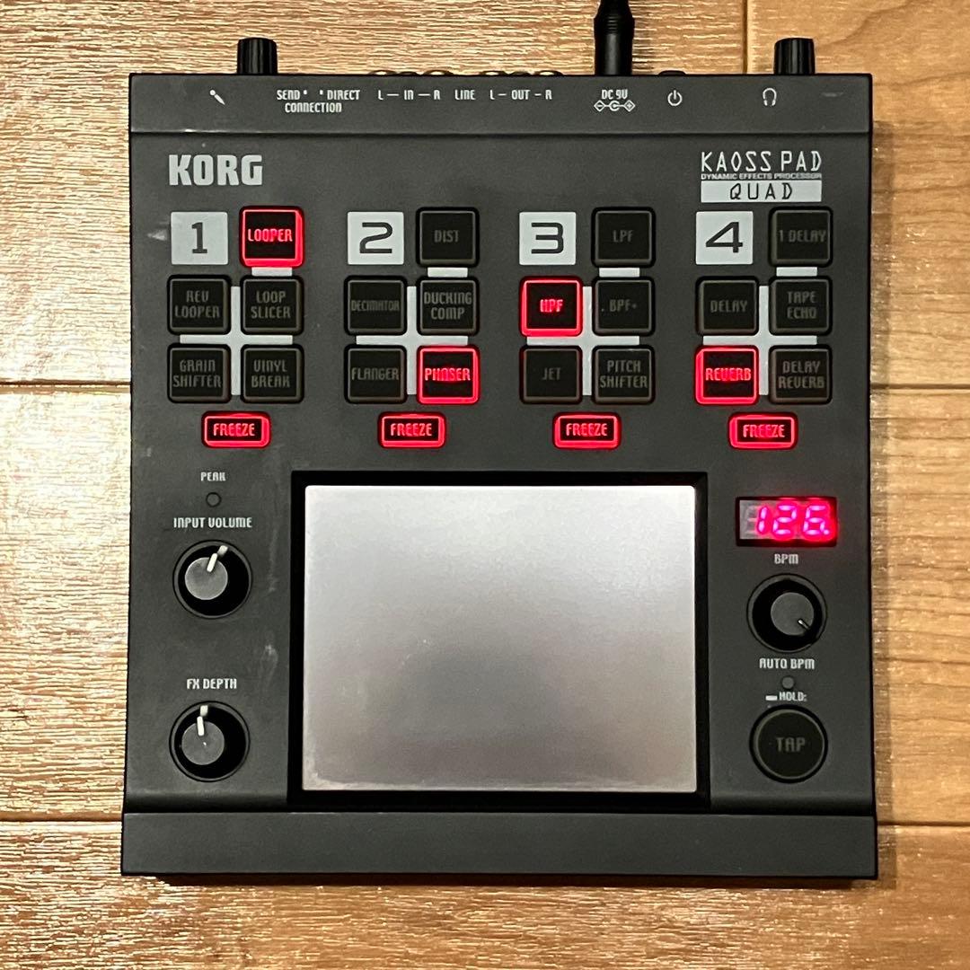 【美品】KORG Kaoss Pad Quad Korg KAOSS PAD QUAD | Sweetwater