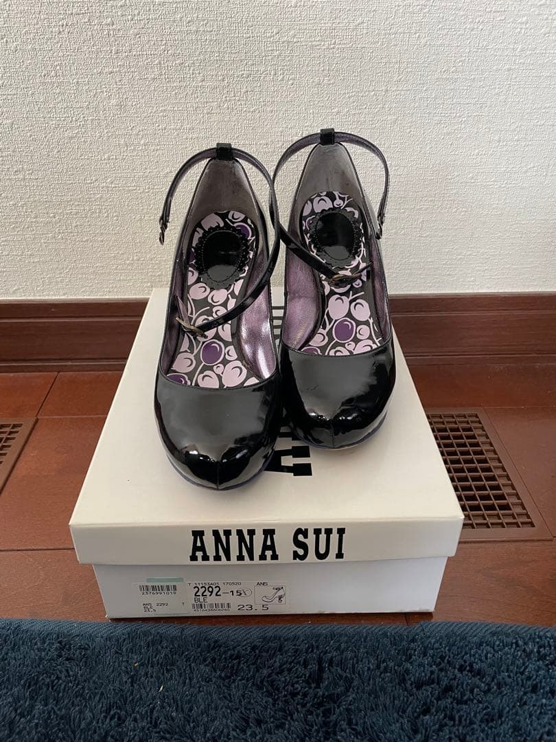【ANNA SUI】猫足パンプス 23.5cm【アナスイ】