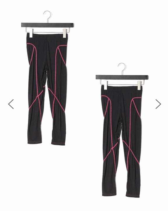 加圧コンプレッションスパッツ　裏ボア　２枚組　ブラック　ピンク　新品未使用