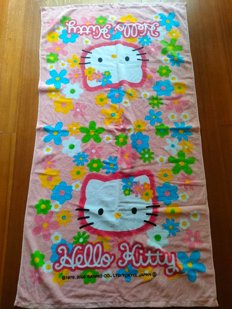 ハローキティ　タオル　バスタオル　カバー