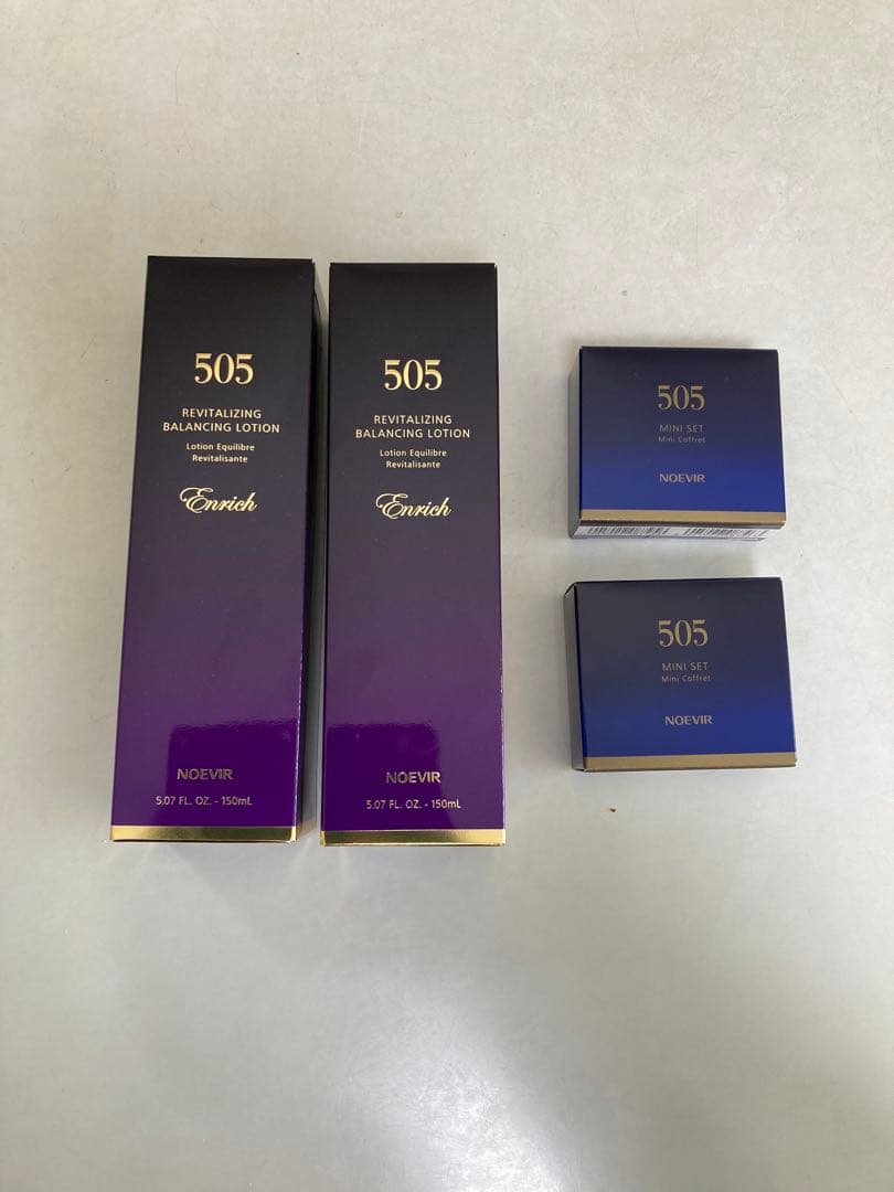 あいこノエビア505エンリッチローション2本&505ミニサンプル2個