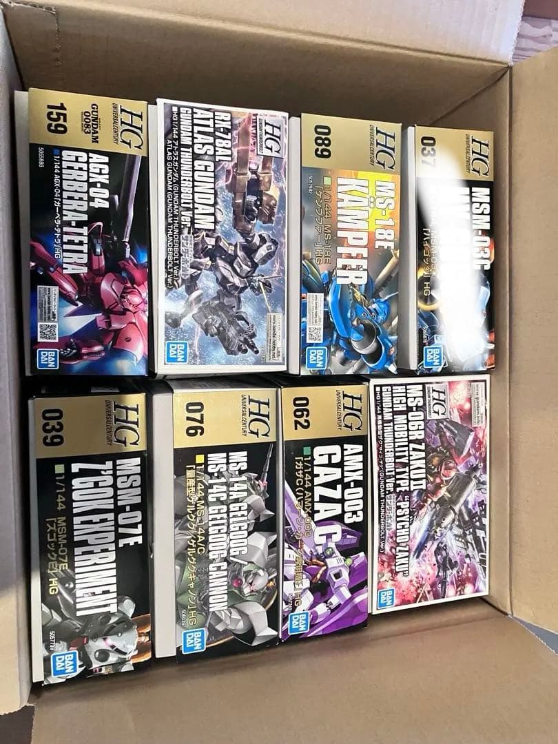 ガンプラまとめ売り　新品未開封　8体セット　HGUC 1/144 ガンプラ HG ガンダム ジークアクス 8体セット まとめ売り - メルカリ