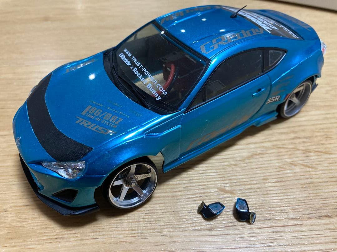蚊車 drift art DA3Sシャーシ メカ、受信機、ボディ付き - メルカリ