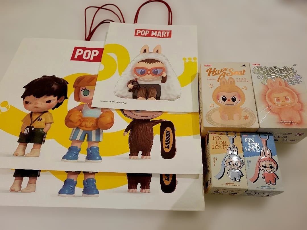 POP MART ラブブ エナジー 他4種 ショッパー POP MART（ポップマート） 【正規品・迅速発送】ラブブ ぬいぐるみ THE