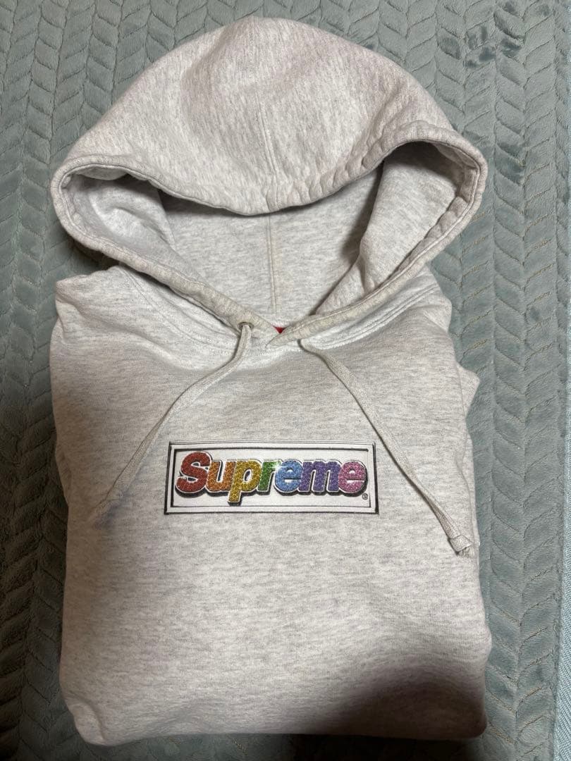 トップス saisupreme Bling Box Logo Hooded
