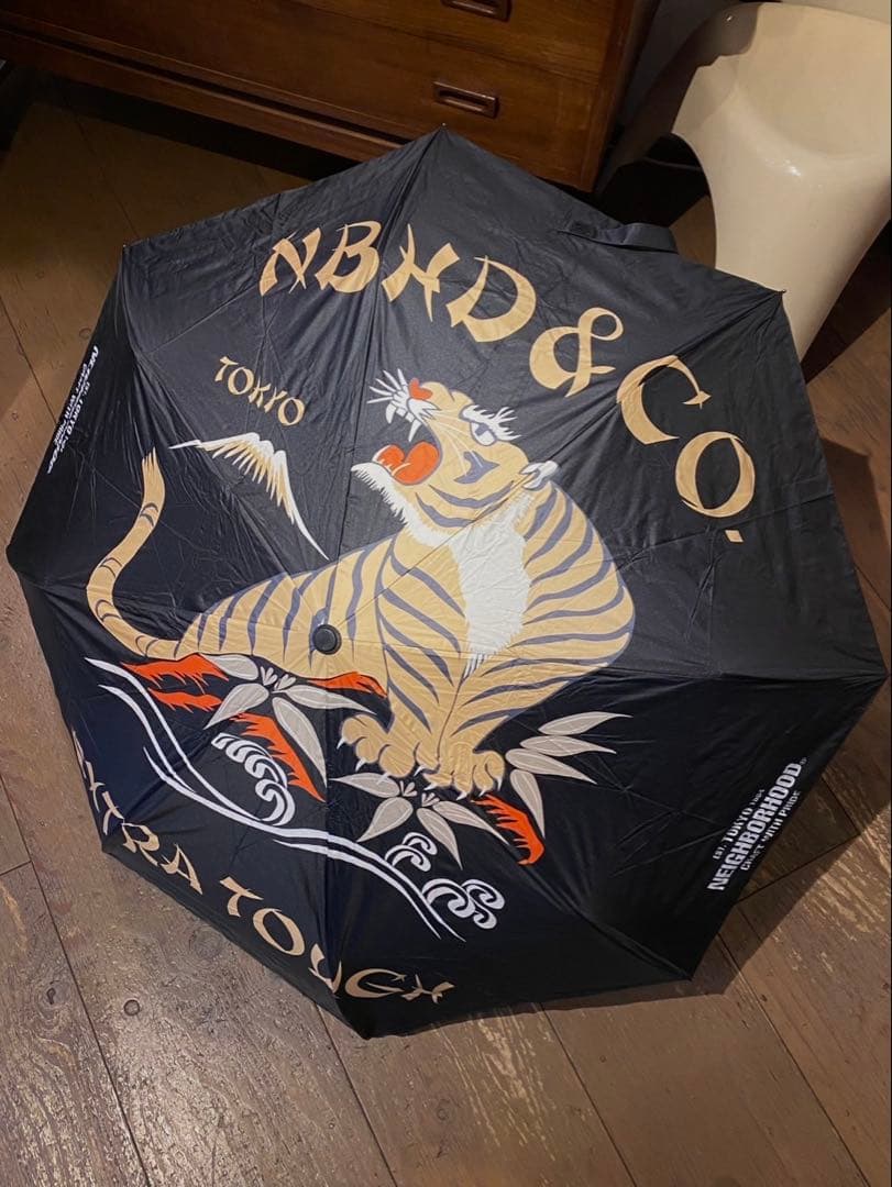 NEIGHBORHOOD 未使用 ネイバーフッド タイガー 折り畳み 傘 カサ