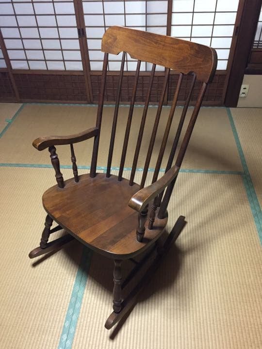 アンティーク 古民家 お洒落ロッキングチェア