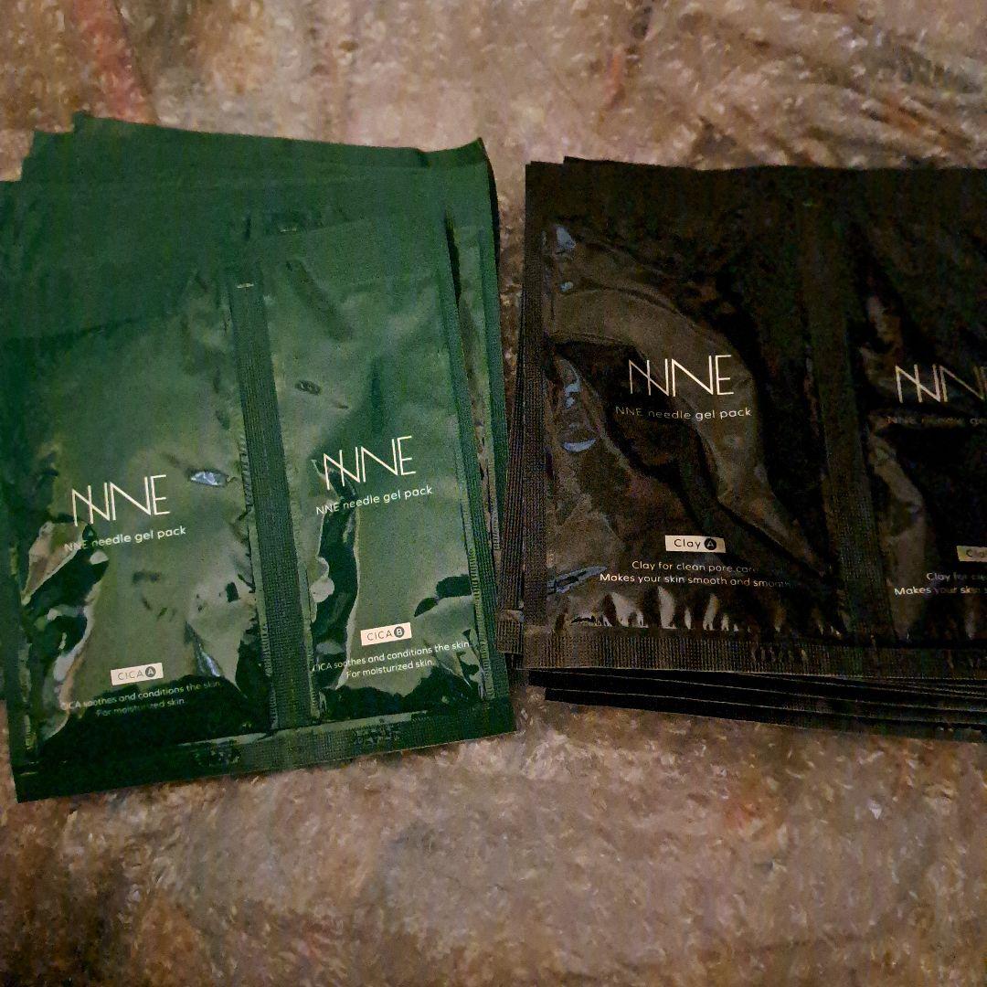 NINE ニードル炭酸パック 黒緑各16パック