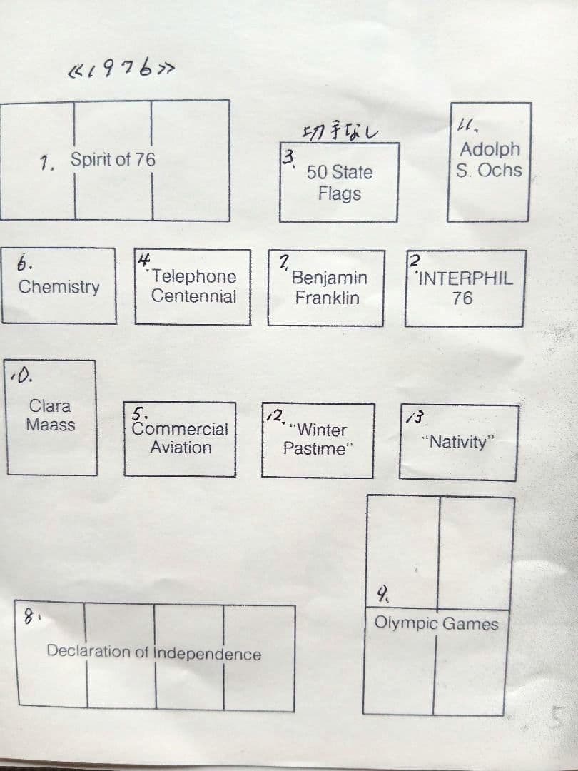 UNITED STATES POSTAL SERVICE 72~76 NO733 - メルカリ