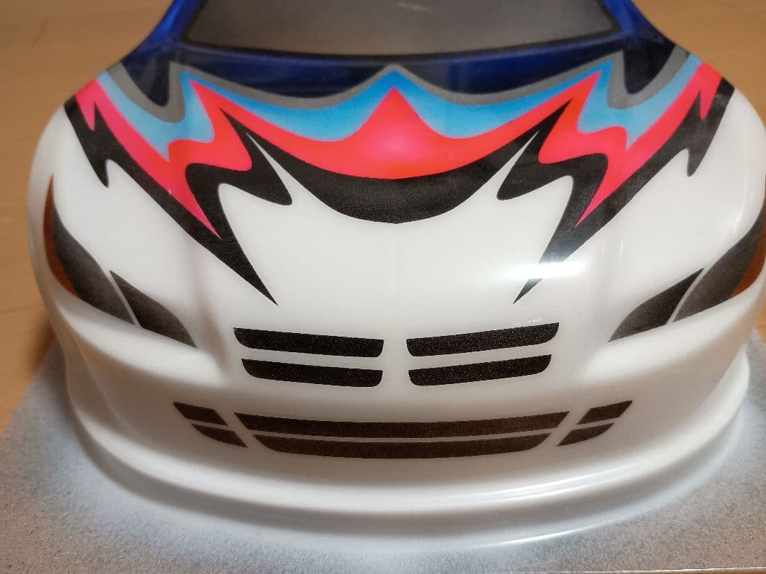 新品 RCカー ボディシェル フレイムパターン 塗装済み Amazon | TISHITA 1:10 スケール M カーシェル完成ボディシェル、210mm