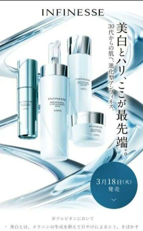 アルビオン　新　美白　アンフィネスシリーズ　 サンプル　　全種類
