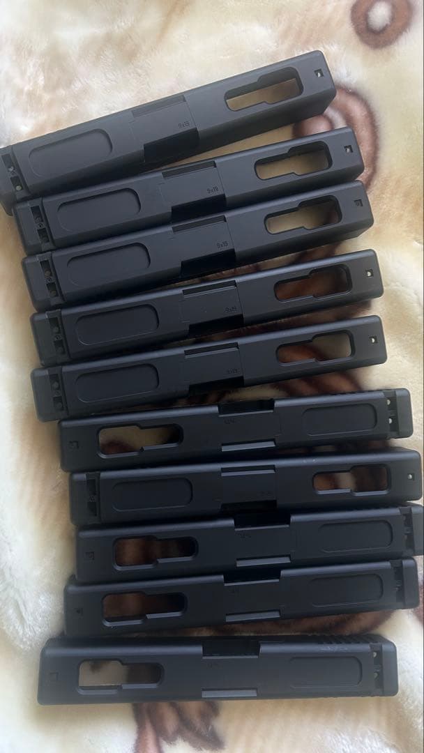 トイガン用ブラックスライド10個セット