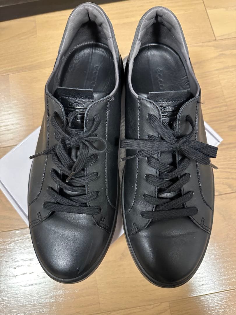 ecco レザースニーカー　ブラック　43 ecco（エコー） メンズ 防水 スニーカー ストリート 720 M ゴアテック