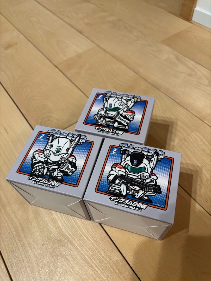 GENCO でふぉるメカ 起動警察パトレイバー 未開封 PVC 3体セット