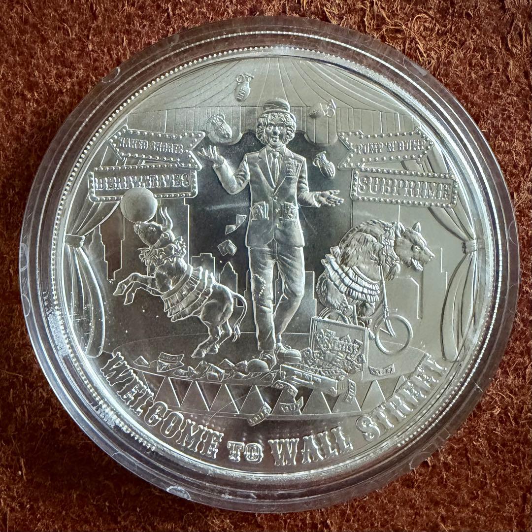 激レア☆大型 銀貨 2022 Awakening 5oz 純銀 シルバー Buy 2022 5 oz House of Cards High Relief Silver - The Awakening