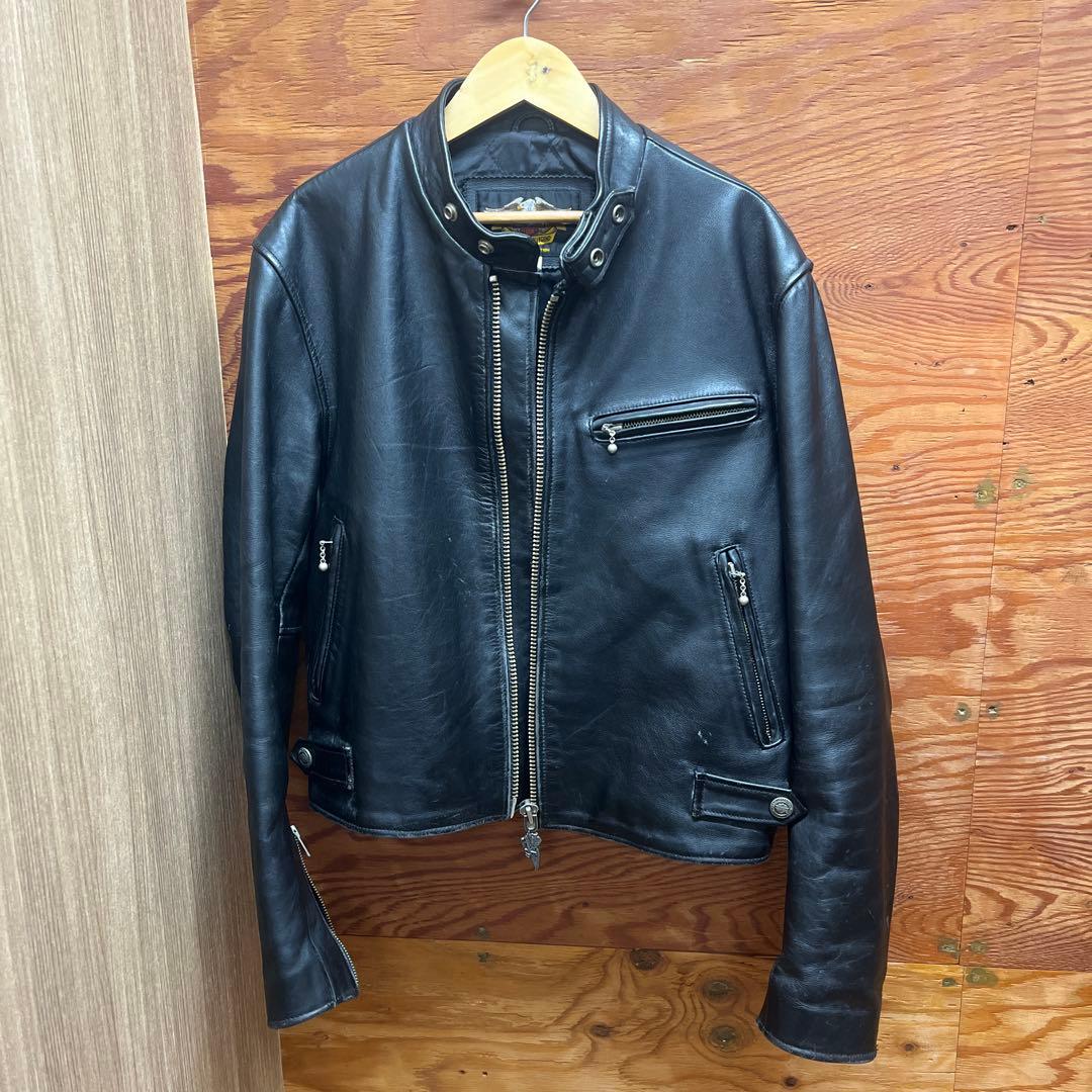 革*ー様 ハーレー革ジャン　ライダースジャケット M シングルライダーズＭ