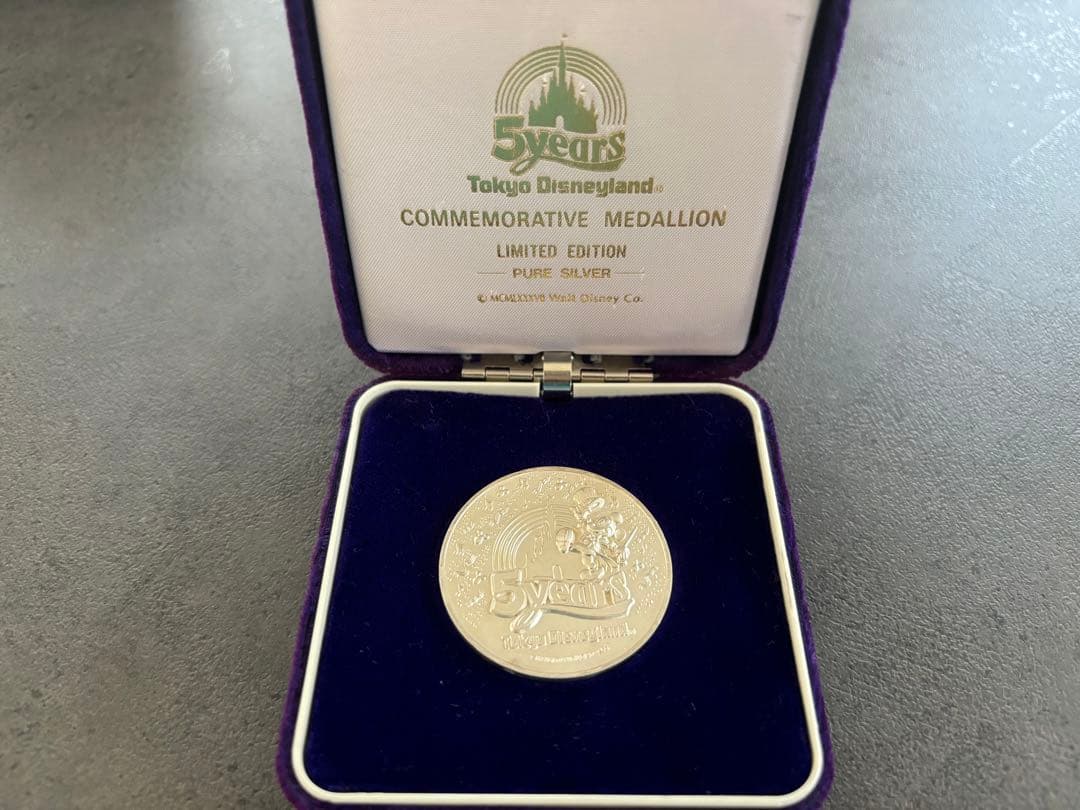 き*や様 【ケースあり】純銀製　東京ディズニーランド 開園5周年記念限定5,00