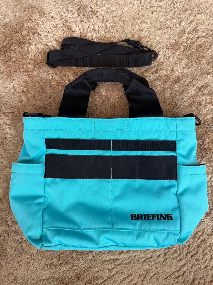 BRIEFING カートバッグターコイズ限定❗️ BRIEFING WIND AND SEA ターコイズ カートバッグ ブリーフィング