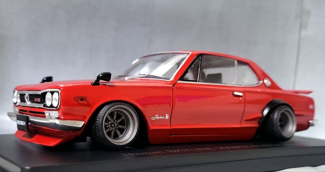 1/24 スカイライン改 ハコスカ2Dr GT-R ワタナベ ホイール 深リム