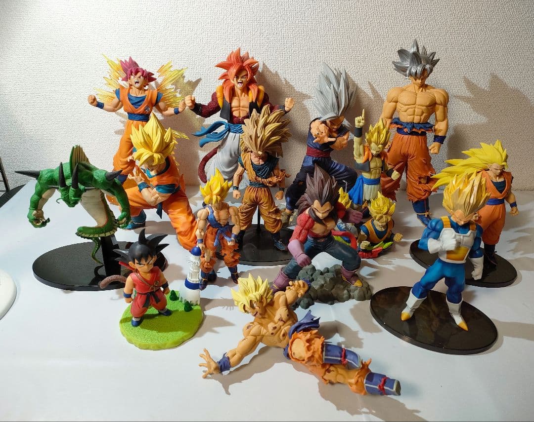 ☆　ドラゴンボールフィギュア　まとめ売り　孫悟空　ゴジータ　ポルンガ　ベジータ ドラゴンボール』孫悟空、ベジータ、ベジット、ゴジータに神龍の超絶