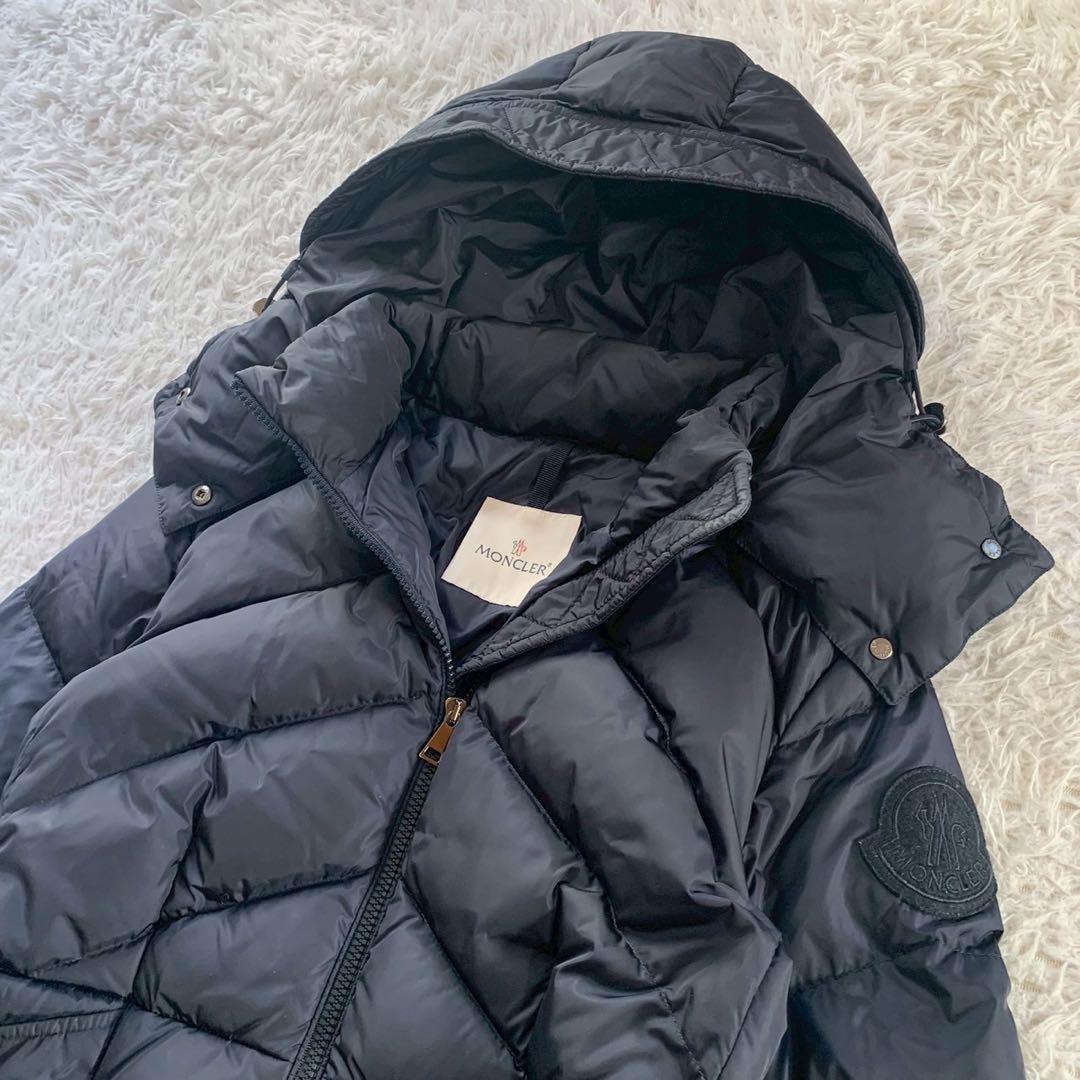 2way MONCLER AGOT モンクレール ダウンコート フード着脱可能