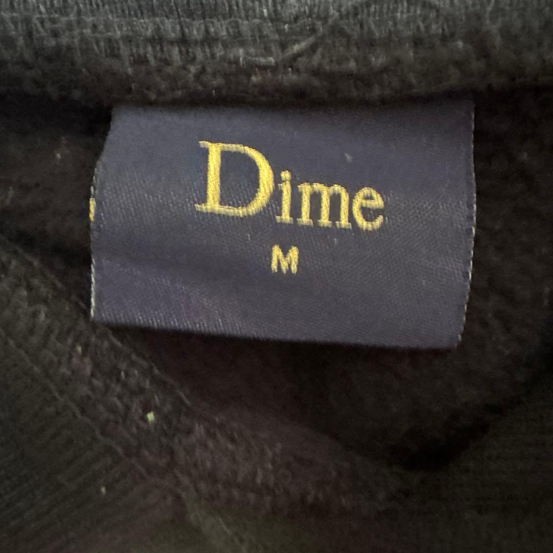 Dime ブラック パーカー フード付き - メルカリ