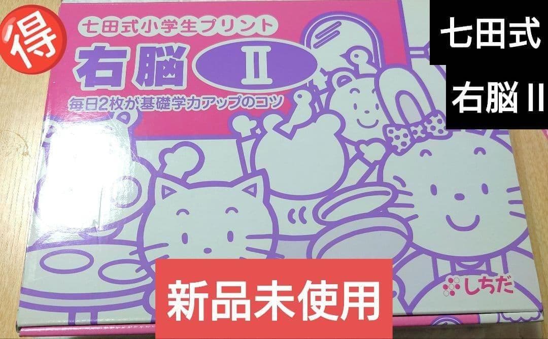 新品未使用　七田式右脳 II　早い者勝ち☆