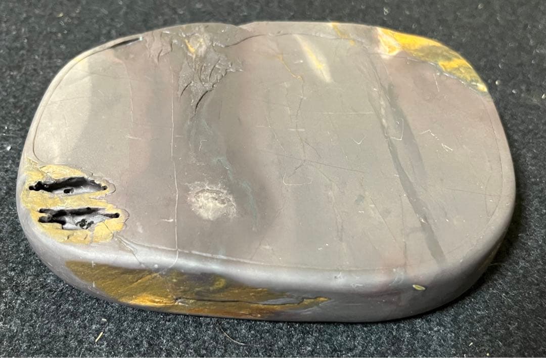 最終処分価格 旧坑老坑端渓水巌硯 氷裂紋・金線（黄龍）・火捺・臙脂暈