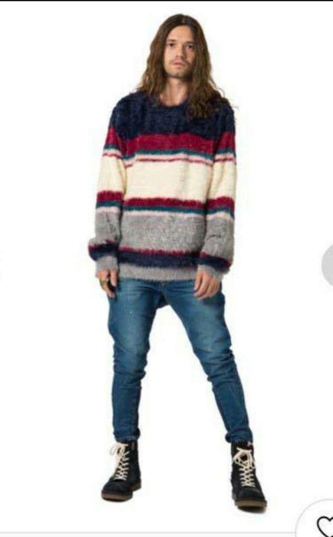 ひろ　 glamb Kaylee border ニット