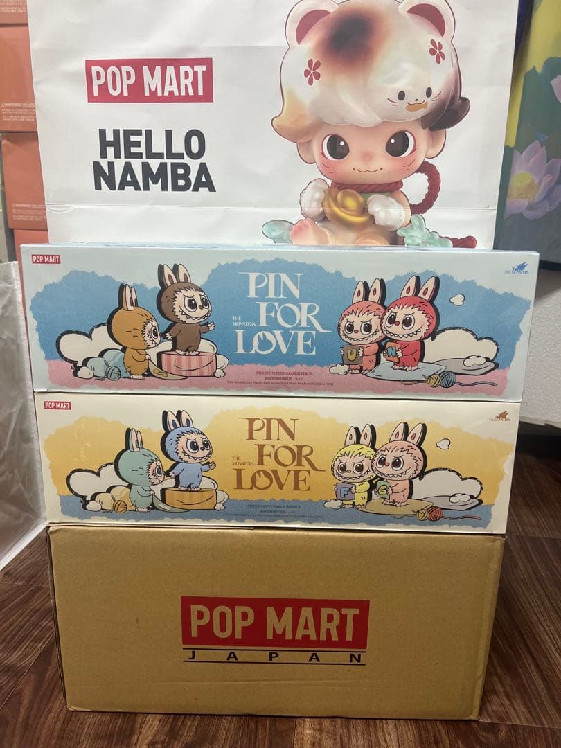 THE MONSTER PIN FOR LOVE アソートボックス 2個セット POP MART（ポップマート） 正規品保証 THE MONSTERS PIN FOR LOVE
