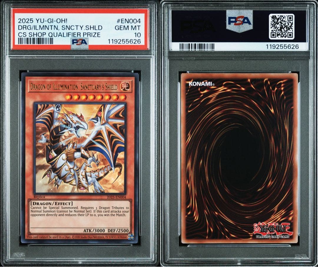 PSA10　Dragon of Illumination 日本選手権　遊戯王希少 Dragon of Illumination 日本選手権 プロモ PSA10 - メルカリ