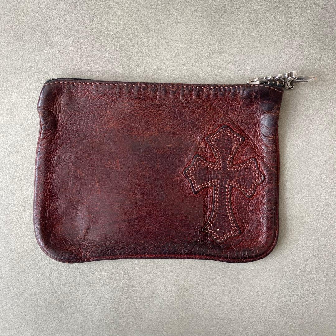 CHROME HEARTS クロムハーツ ジッパーチェンジパース　珍しいブラウン