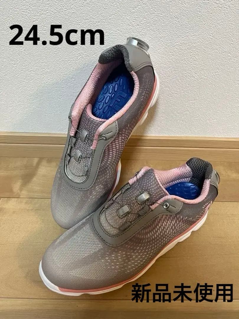 すずむし未使用品　FJ フットジョイゴルフシューズ　24.5