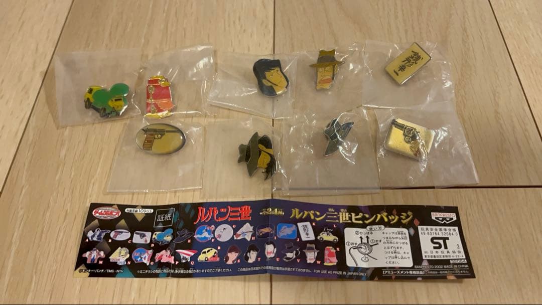 ルパン三世 ピンバッジ 9種 - メルカリ