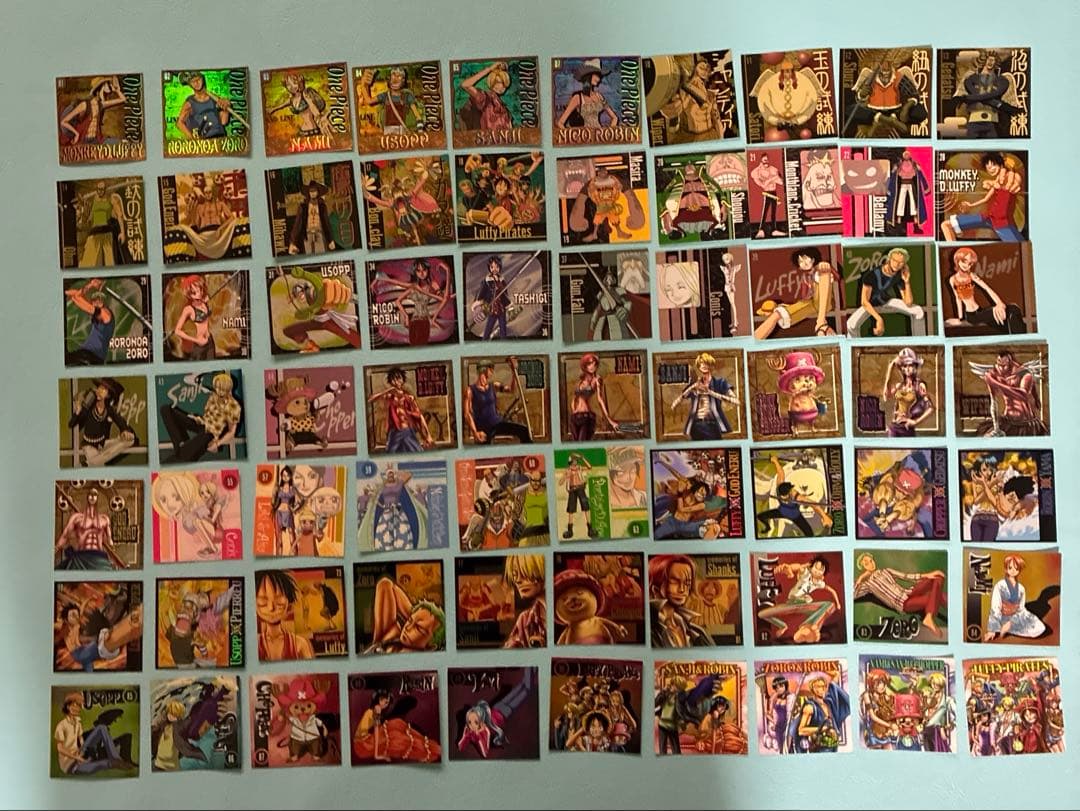 平成レトロ激レア　ワンピース　森永シール70枚セット