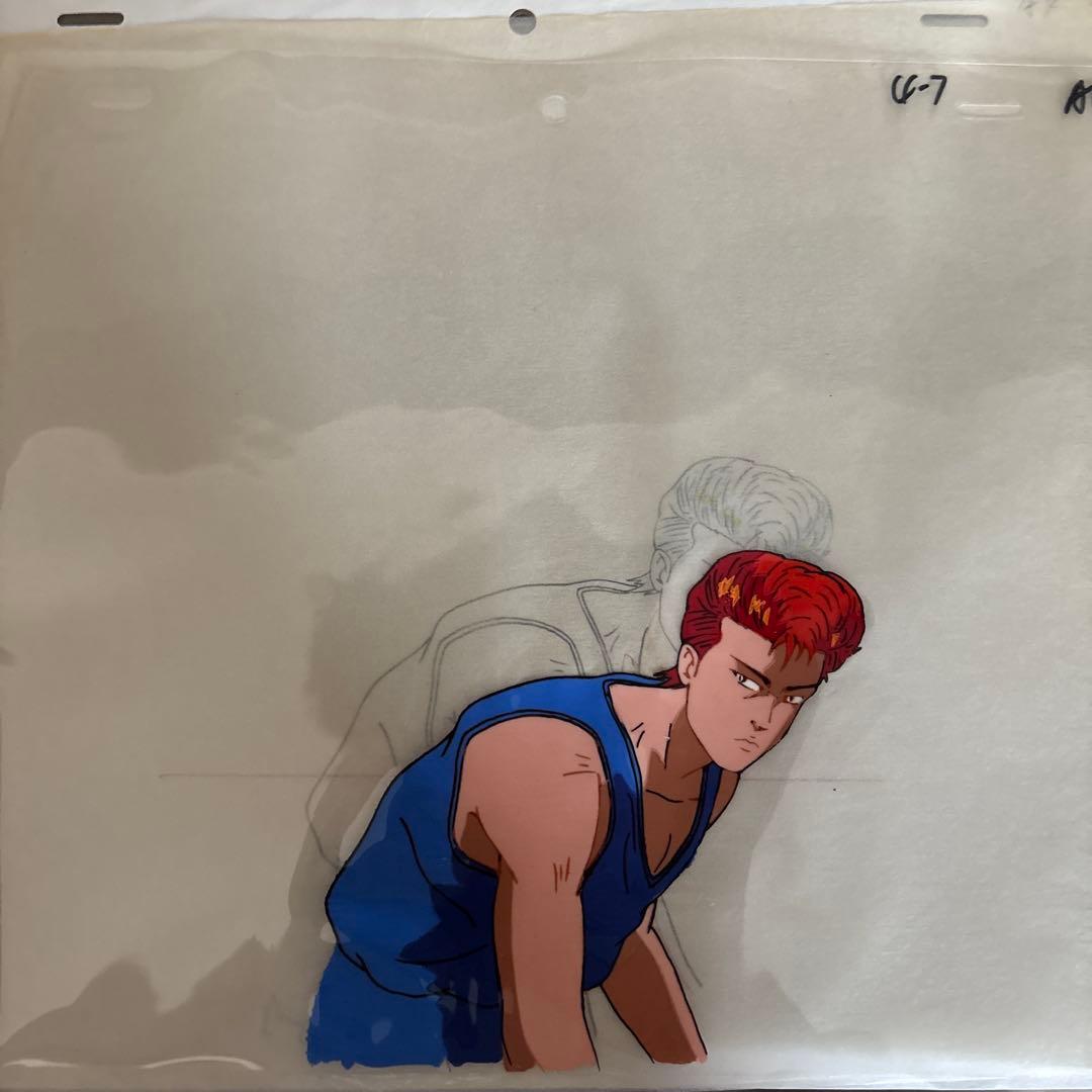 送料込【スラムダンク】桜木花道 セル画＋下絵カラー2種セット slam dunk 額装品】スラムダンク SLAM DUNK 井上雄彦 桜木花道ver A TAKEHIKO