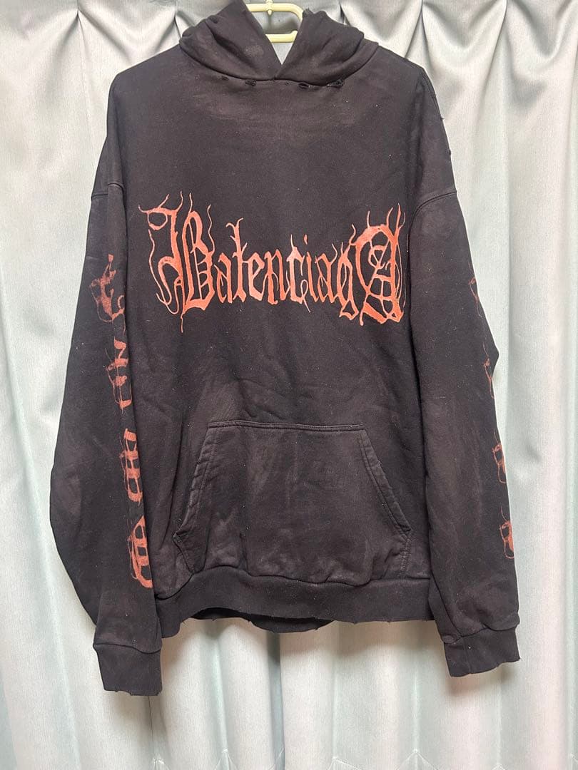 BALENCIAGA ユニセックス パーカー ブラック