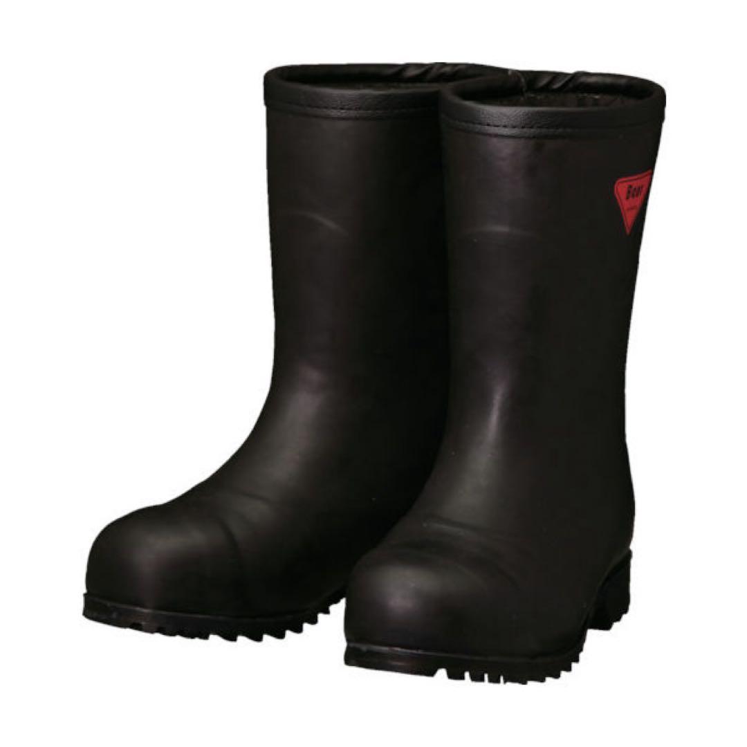 防寒安全長靴 シバタ工業 AC122セーフティーベアー#1011ブラック28cm