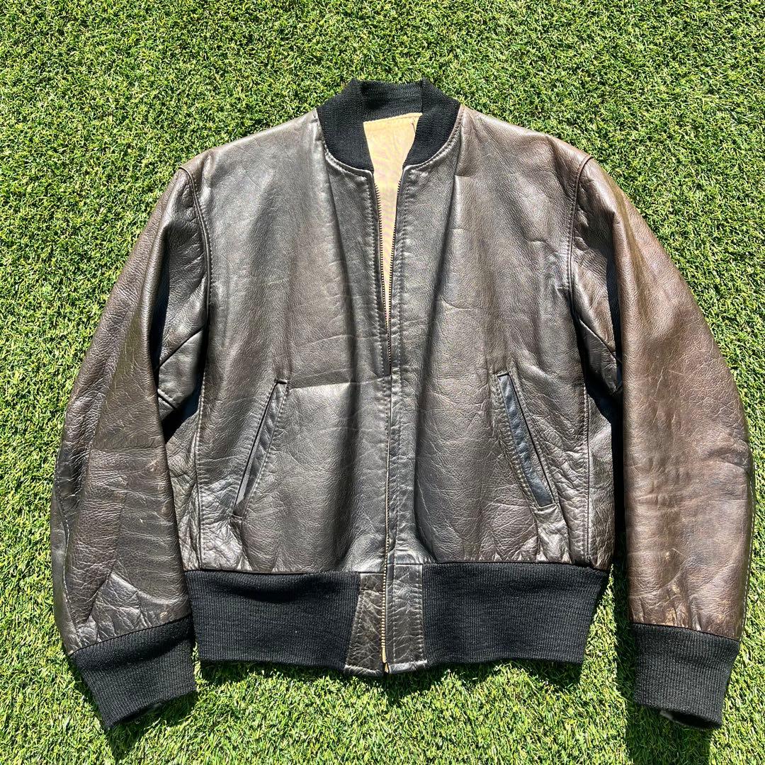 60S 70S ヴィンテージ　レザー　ジャケット