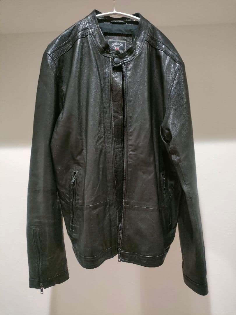 ディーゼル レザージャケット ライダース ゴートレザー