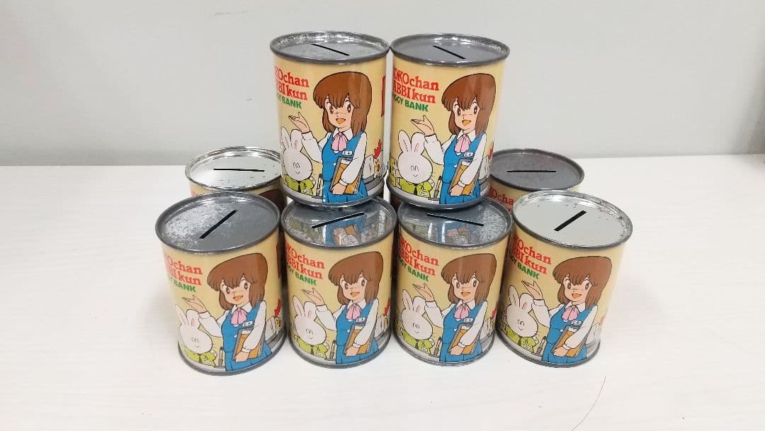 ②タミヤ プラモのモ子ちゃん＆ラビくん 貯金箱 おまとめセット