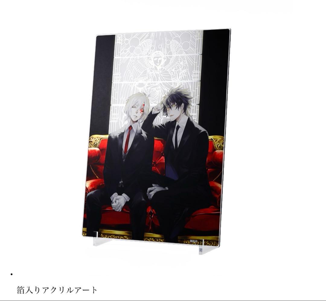 D.Gray-man 原画展　 箔入りアクリルアート　アレン&ネア