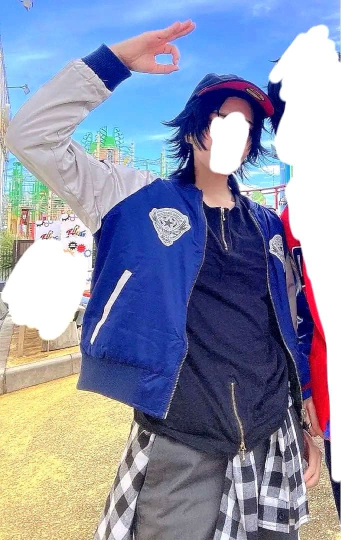 【美品 完品】ヒプマイ 山田二郎 通常コスプレ衣装+ウィッグ+マイク