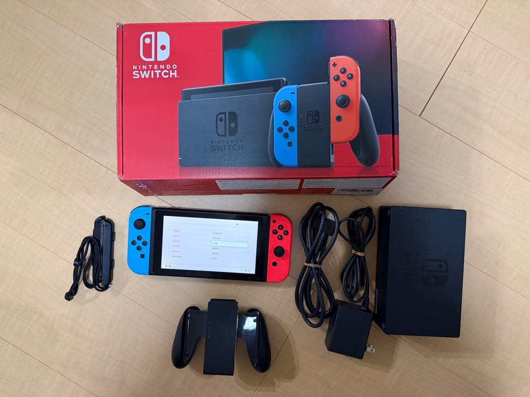 Nintendo Switch 本体【箱あり】SDカード付き